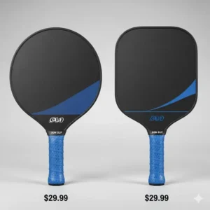 Vergleich von zwei Einsteiger-Pickleball Schlägern aus dem Pickleball Schläger Test 2025.