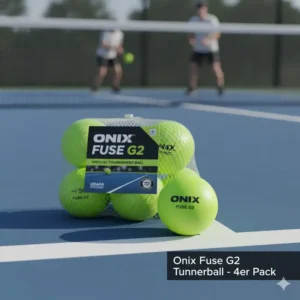4er-Pack Onix Fuse G2 pickleball bälle für turniere mit hoher Haltbarkeit