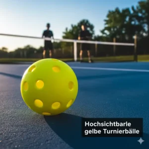 Hochsichtbare neonfarbene pickleball bälle für turniere für bessere Verfolgung