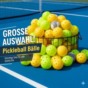 Große Auswahl an Pickleball Bälle günstige Angebote für verschiedene Spielstile und Oberflächen.
