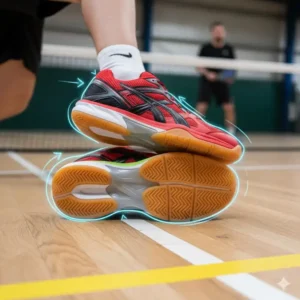 Verstärkte Seitenstütze in pickleball schuhe indoor non marking für schnelle Bewegungen