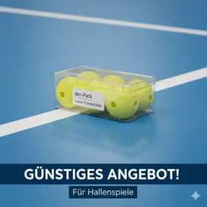 Gelbe Pickleball Bälle günstige Angebote für Hallenspiele, langlebige Ausführung.