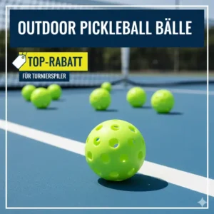 Grüne Pickleball Bälle günstige Angebote für Außenspielfelder, ideal für Turniere.
