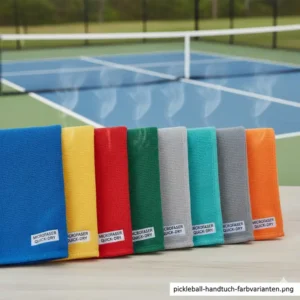 Verschiedene Farboptionen für das pickleball handtuch schnell trocknend.