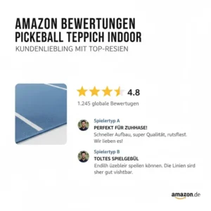 Einfache Reinigung und Pflege des pickleball teppich indoor amazon für langanhaltende Nutzung.