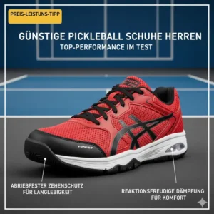 Budget-Empfehlung: Ein preisgünstiges Paar aus dem pickleball schuhe herren test mit gutem Preis-Leistungs-Verhältnis.