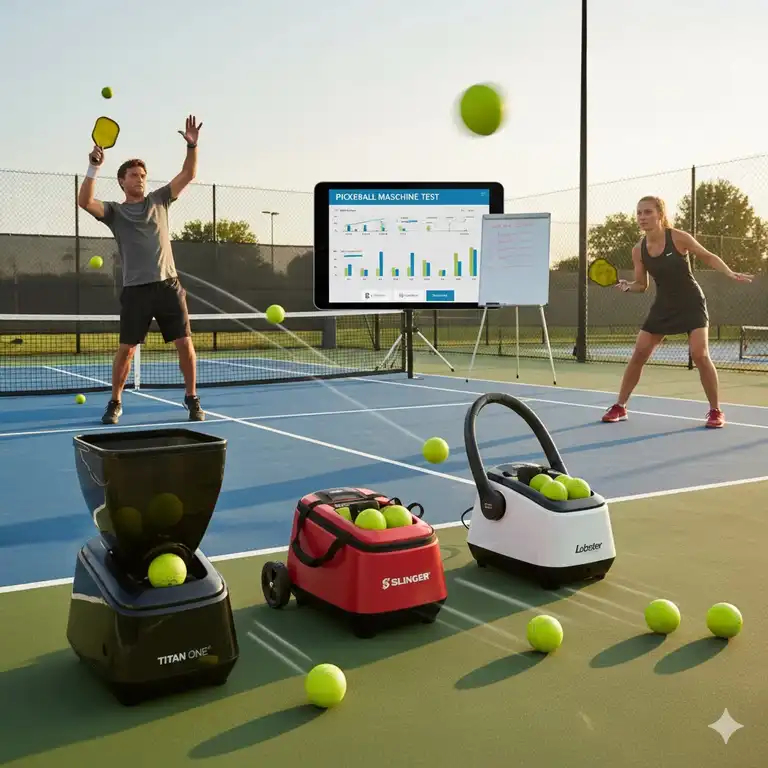 Pickleball Ballmaschine Test 2025: 7 Beste Maschinen ✓