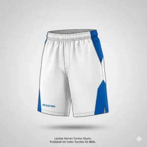 Leichte und funktionale Shorts für Pickleball Kleidung Turnier Herren.