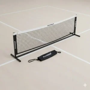Das tragbare Netz des Pickleball Trainingsset Anfänger.
