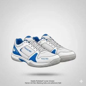 Spezielle Hallenschuhe, wichtig für die Pickleball Kleidung Turnier Herren.
