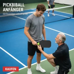 Pickleball-Anfänger lernen mit dem Pickleball Griff Trainer kaufen die korrekte Handhaltung.