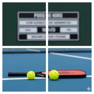 Pickleball-Schläger und Ball – Wichtige Ausrüstung für Anfänger in Senioren Kurse in Deutschland.
