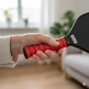 Ergonomischer Schlägergriff des Pickleball Set Senioren Einfach, der Handgelenke schont.