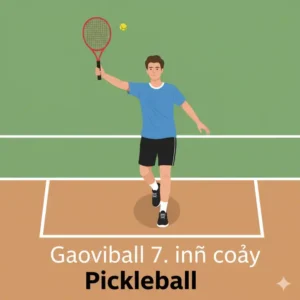 Die richtige Aufschlagtechnik mit dem Pickleball Trainingsset Anfänger.