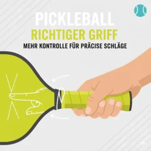 Die richtige Grifftechnik ist einer der wichtigsten pickleball tipps bessere schläge.