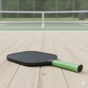 Detailansicht des hochwertigen Schlägers, enthalten im Pickleball Geschenkset Amazon.