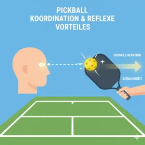 Verbesserung der Reflexe zeigt wichtige pickleball gesundheitliche vorteile.