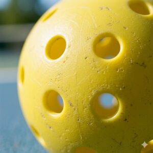 Detailaufnahme der Struktur für pickleball bälle langlebig outdoor aus robustem Material.