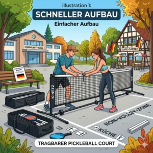 Step-by-step assembly guide for your new pickleball court tragbar