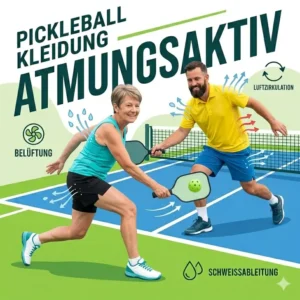 illustration of a complete ladies pickleball kleidung atmungsaktiv outfit