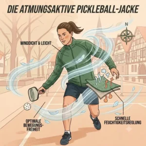 Atmungsaktive Textur der pickleball jacke leicht sport für optimalen Feuchtigkeitsaustausch.