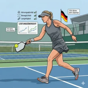 Illustration der integrierten Innenhose des pickleball rock damen funktional für optimalen Komfort.