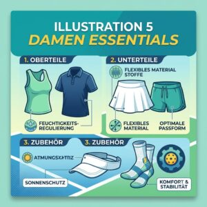 Stylish pickleball kleidung für training for women featuring a sports skirt and a tank top.